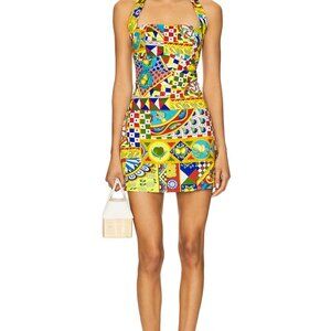 Colorful Geometric Mini Dress